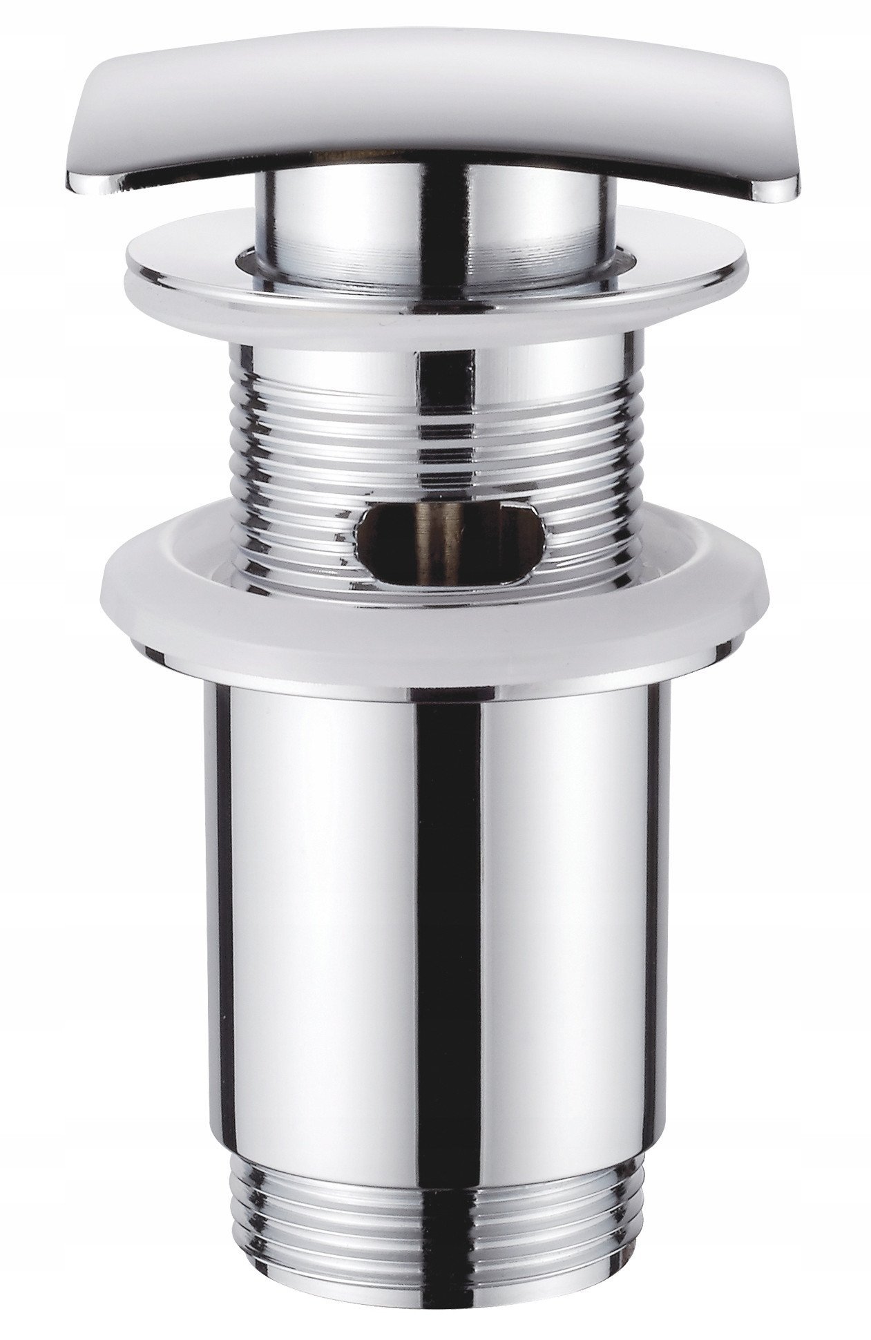 Invena mosiężny korek click-clack, chrom SC-B1-140-L