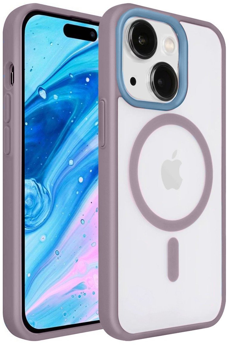 Etui MagSafe Magnetyczne Magmat do Apple iPhone 15 Plus, Fioletowe