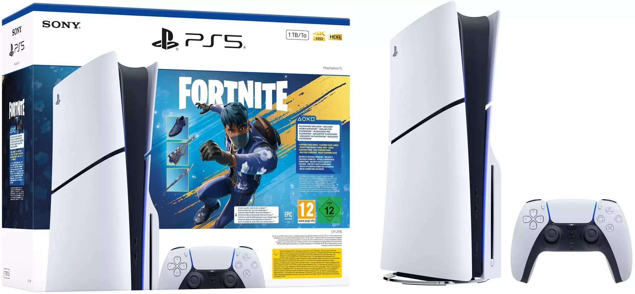 Sony PlayStation 5 Slim Fortnite Flowering Chaos Bundle (1000049836)