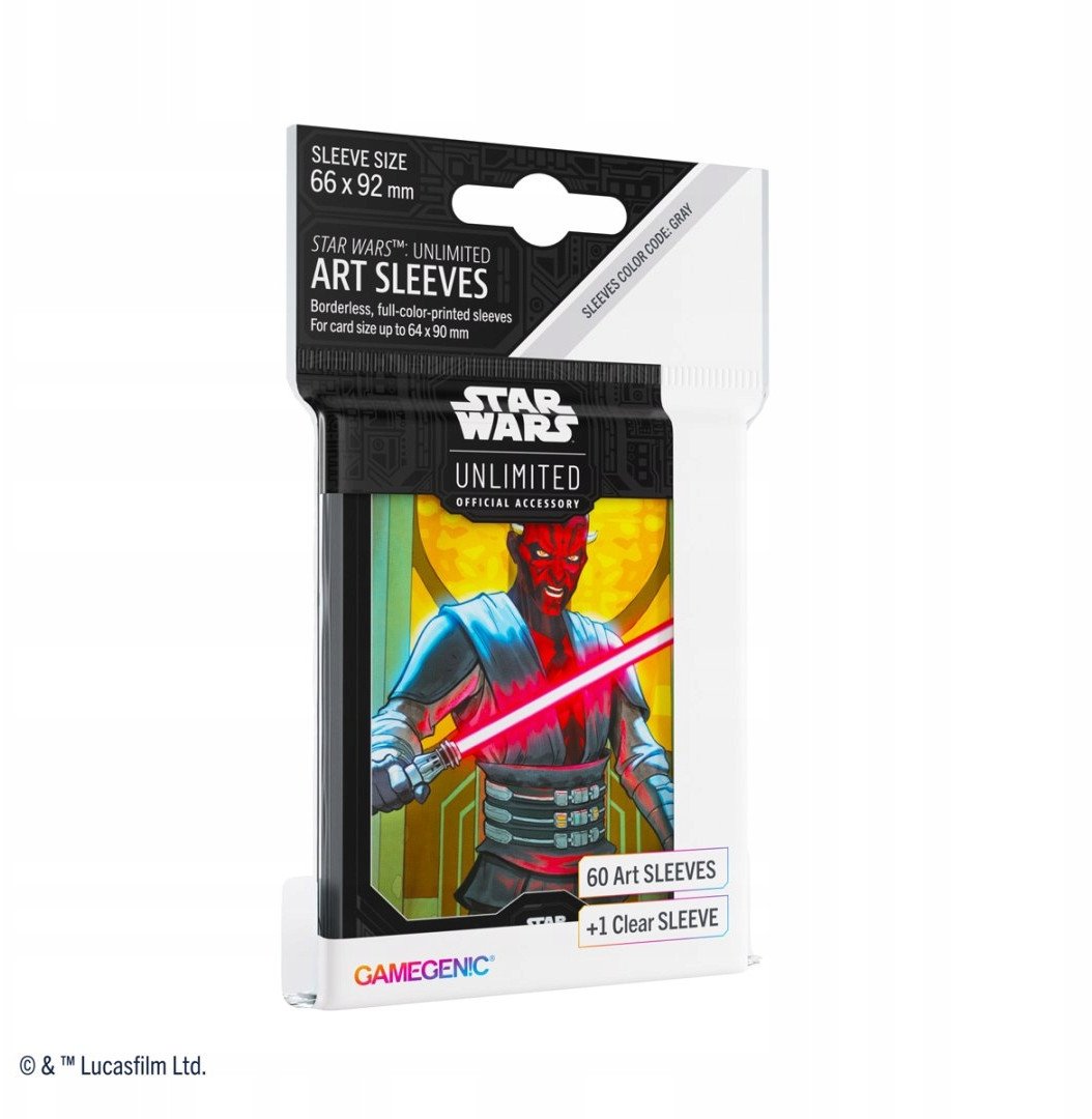 Gamegenic: Star Wars Unlimited - Art Sleeves - Darth Maul