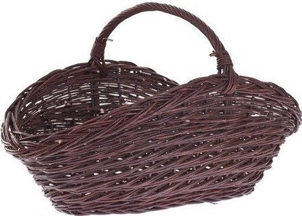 WickerPL Wiklinowy Kosz Kominkowy 65x45 H11/24/43 cm