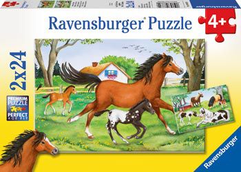 Ravensburger ŚWIAT KONI 2X24P (4005556088829)