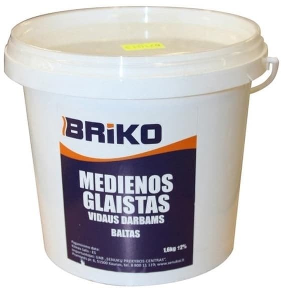 WOOD FILLER INTERIOR BRIKO WHITE 1.6KG