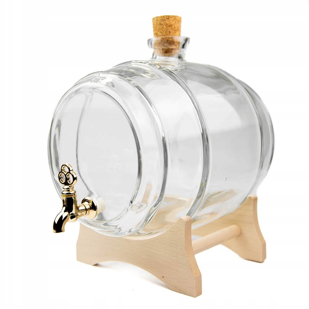 Beczułka BECZKA SZKLANA 4L z kranem na BIMBER