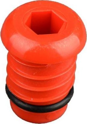 TI Group Korek do prób szczelności do rury PEX 16x2,0mm czerwony