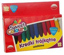 Otocki Kredki woskowe trójkątne 12 kolorów