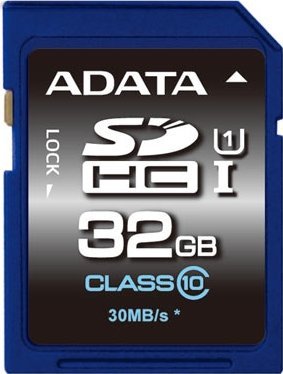 Karta ADATA Premier SDHC 32 GB Class 10 UHS-I/U1 (ASDH32GUICL10R)
