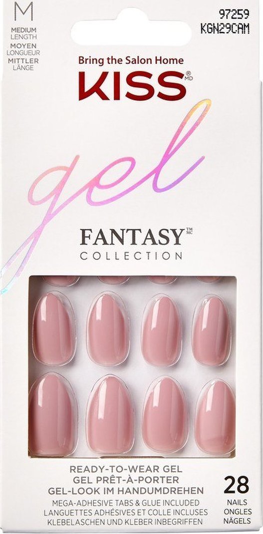 Kiss Gel Fantasy Sztuczne Paznokcie - Windy City (rozmiar M) 28szt.