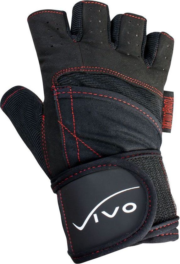 Vivo Rękawice kulturystyczne black r. XXL (1705)