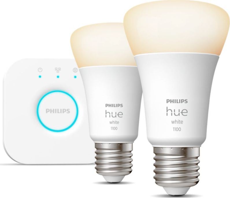 Philips Hue Zestaw startowy mostek + 2 x żarówka E27 W 9.5W BT