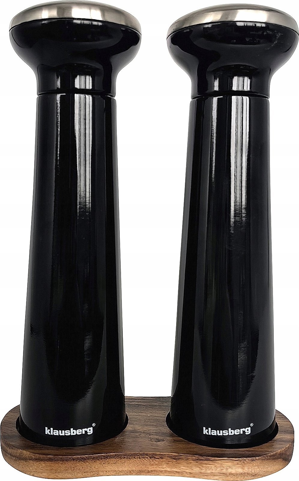 Młynek do przypraw Klausberg ZESTAW MŁYNKÓW DO PIEPRZU SOLI PRZYPRAW SOLNICZKA MŁYNEK CZARNY KLAUSBERG KB-7705