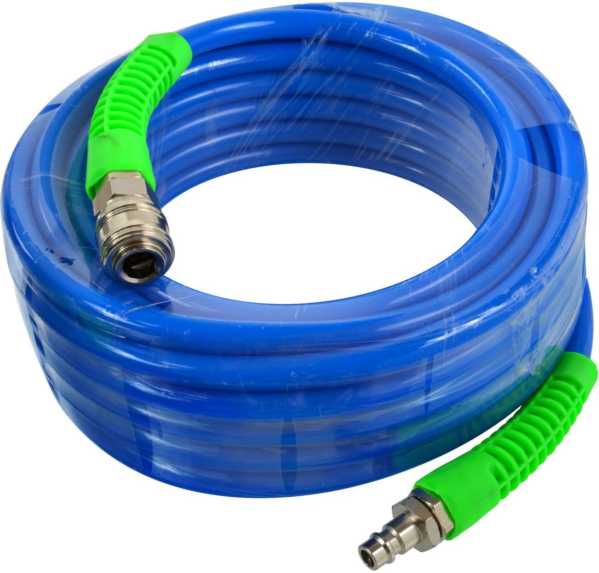 Geko Wąż pneumatyczny zbrojony PU 10m 12mmx8mm blue (10)