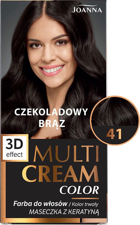 Joanna Multi Cream Color Farba nr 41 Czekoladowy Brąz