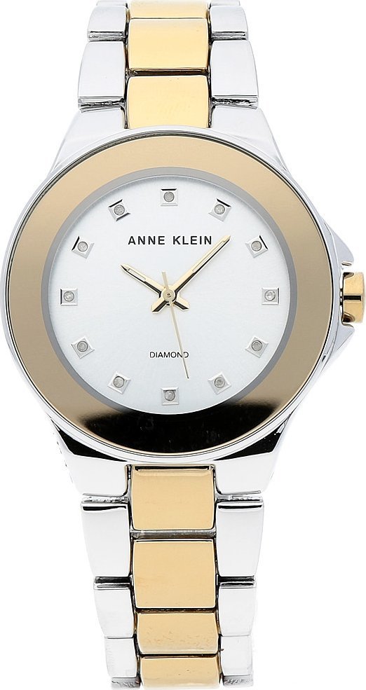 Zegarek Anne Klein Zegarek damski Anne Klein AK-2755SVTT CYRKONIE srebrny