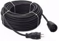 Przedłużacz warsztatowy 1-gniazdo z/u 30m /H05RR-F