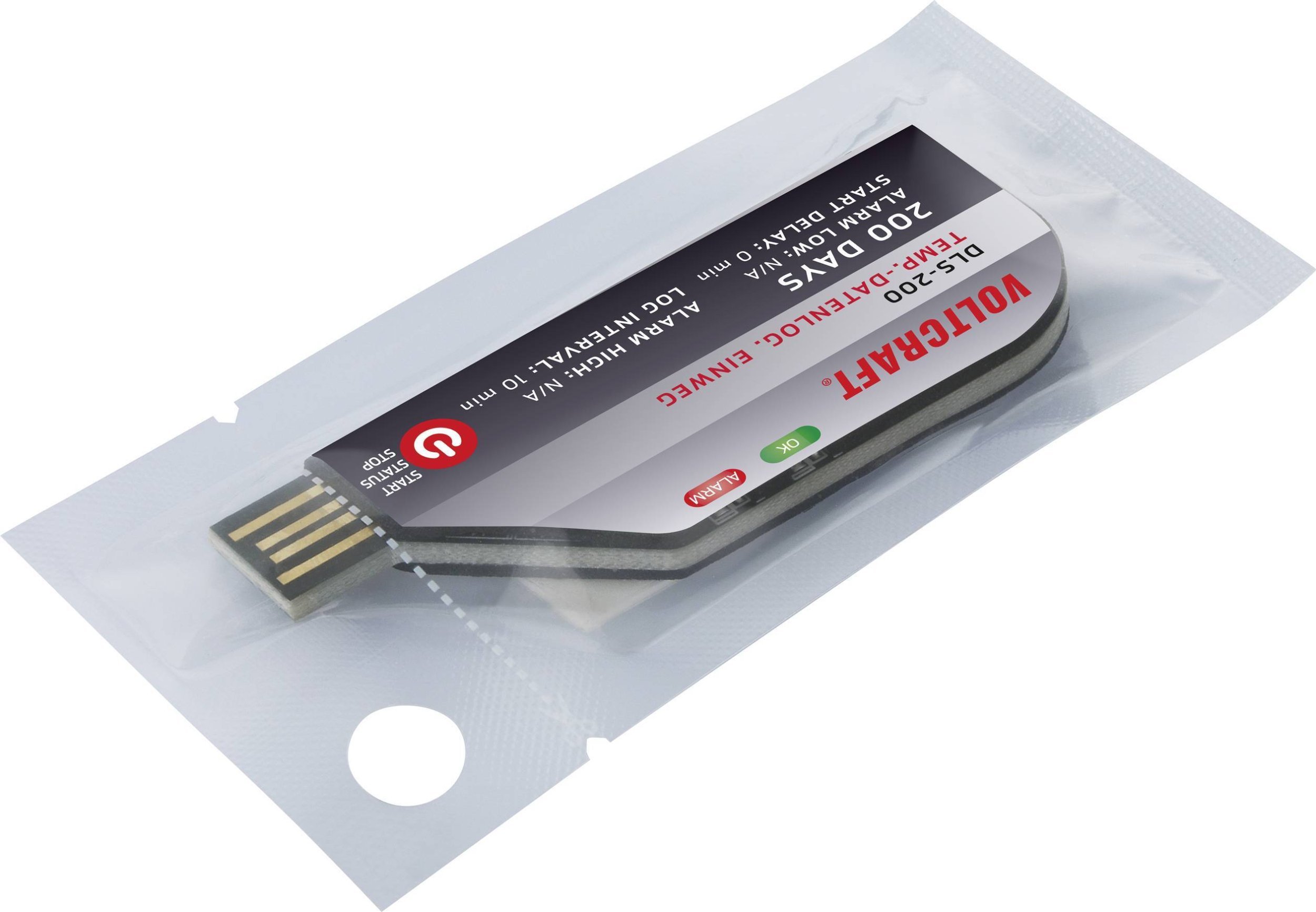 Voltcraft Rejestrator temperatury DLS-200 2315346