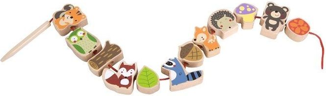 Classic World Korale do nawlekania zwierzęta leśne