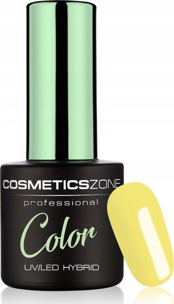 Cosmetics Zone Lakier hybrydowy hipoalergiczny żółty 7ml - Sweet Lemonade 724