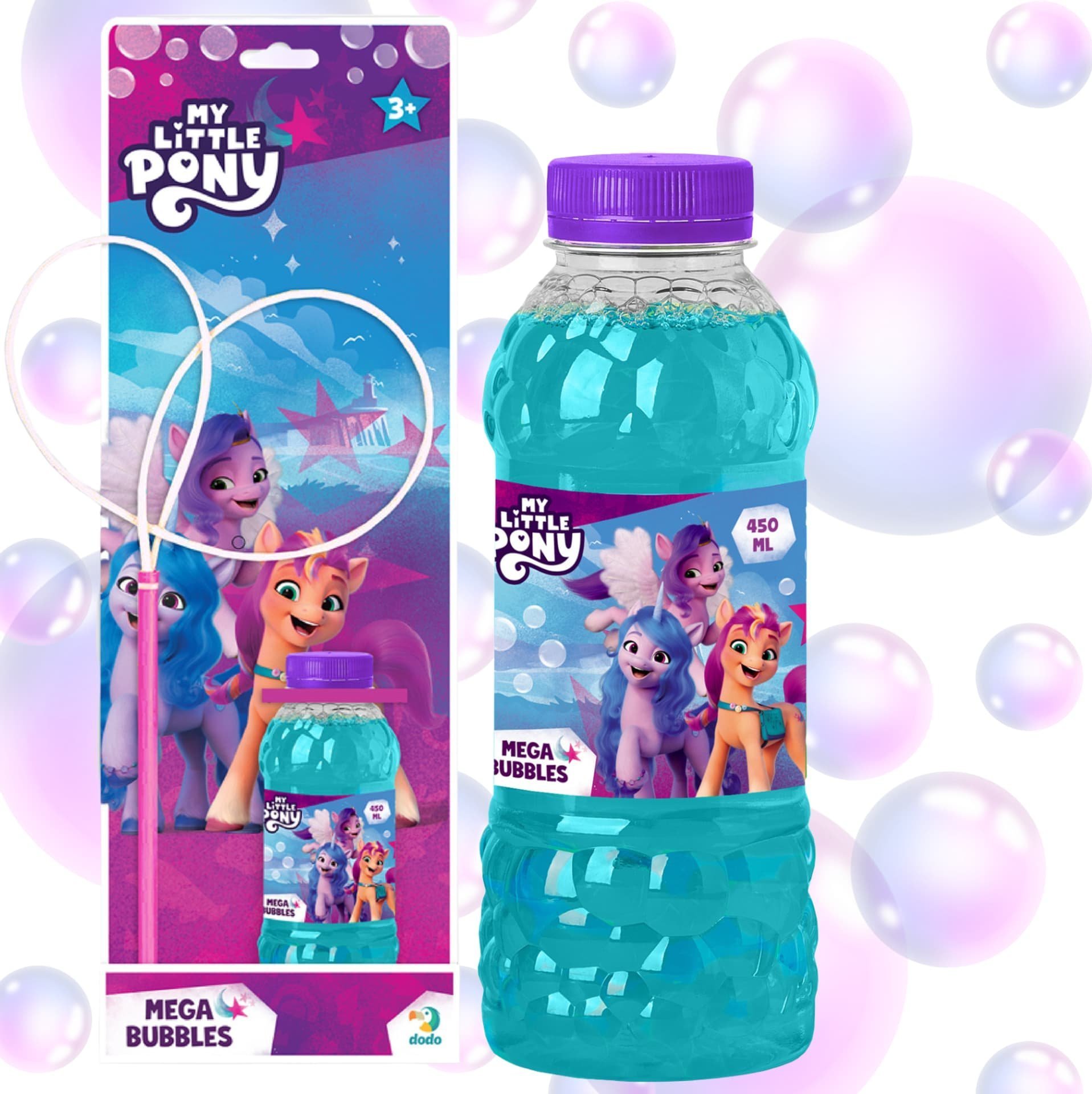 Dodo Mega Zestaw Do Tworzenia Baniek Mydlanych My Little Pony Duże Bańki 450 ml