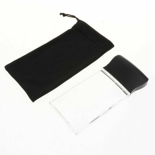 REALPOWER LED-Lupe HL-1,rechteckige LED-Leselupe zum umhänge