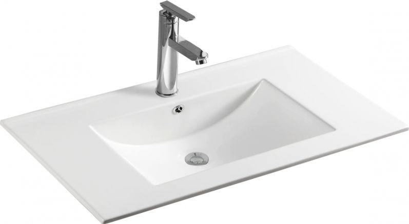 Umywalka Mexen Mexen Atena umywalka wpuszczana w blat 80 x 46 cm biała - 25018000