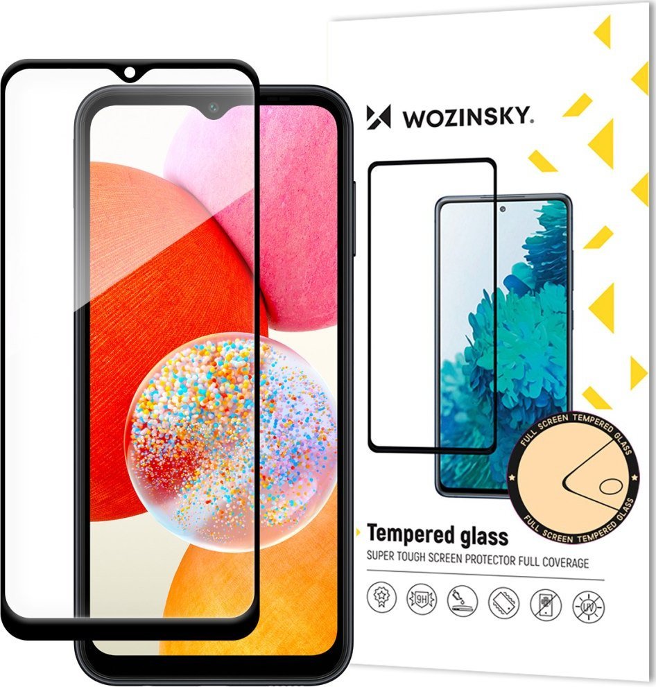 Wozinsky Szkło hartowane Wozinsky Full Glue z czarną ramką do Samsung A15 / A15 5G