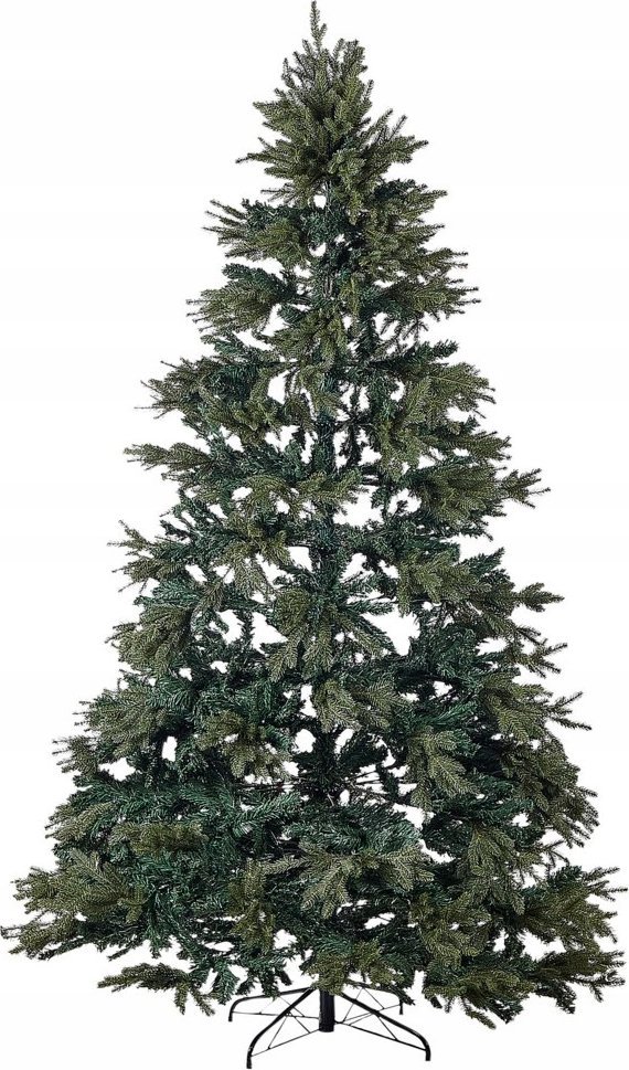 Beliani Sztuczna choinka 240 cm zielona HUXLEY