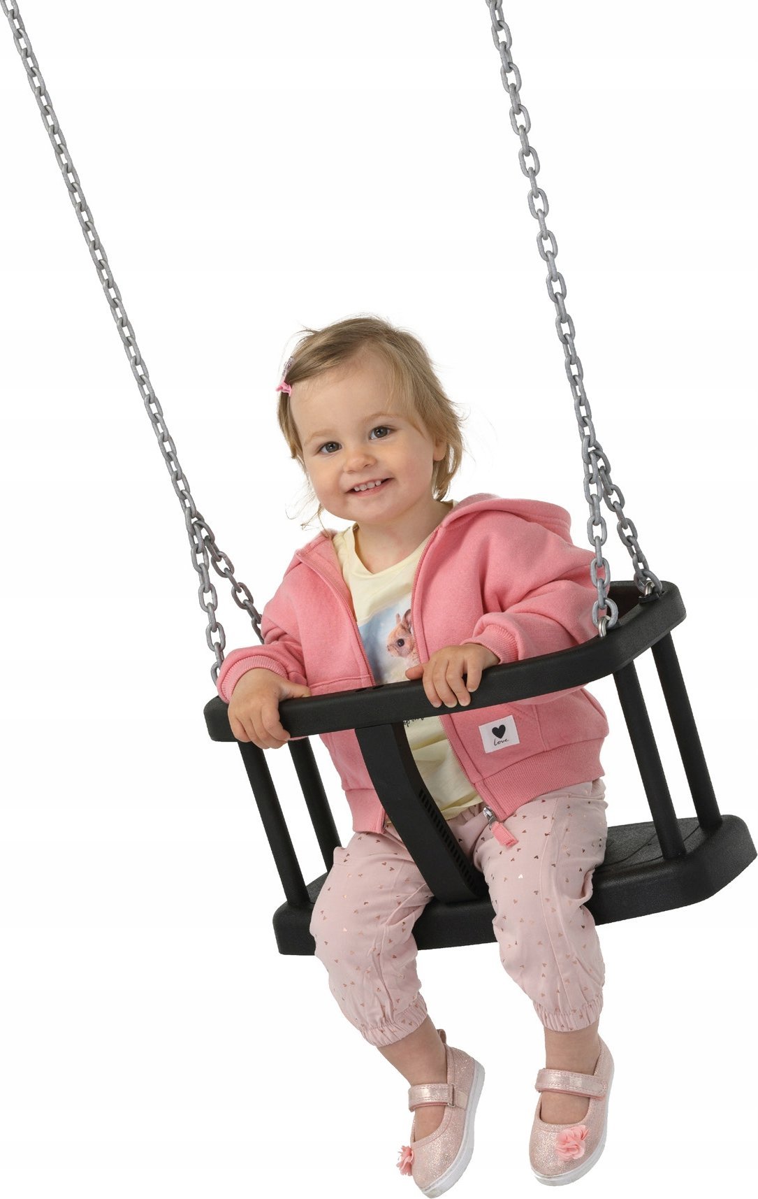 Huśtawka gumowa kubełkowa - Certyfikat - łańcuch stal galwanizowana