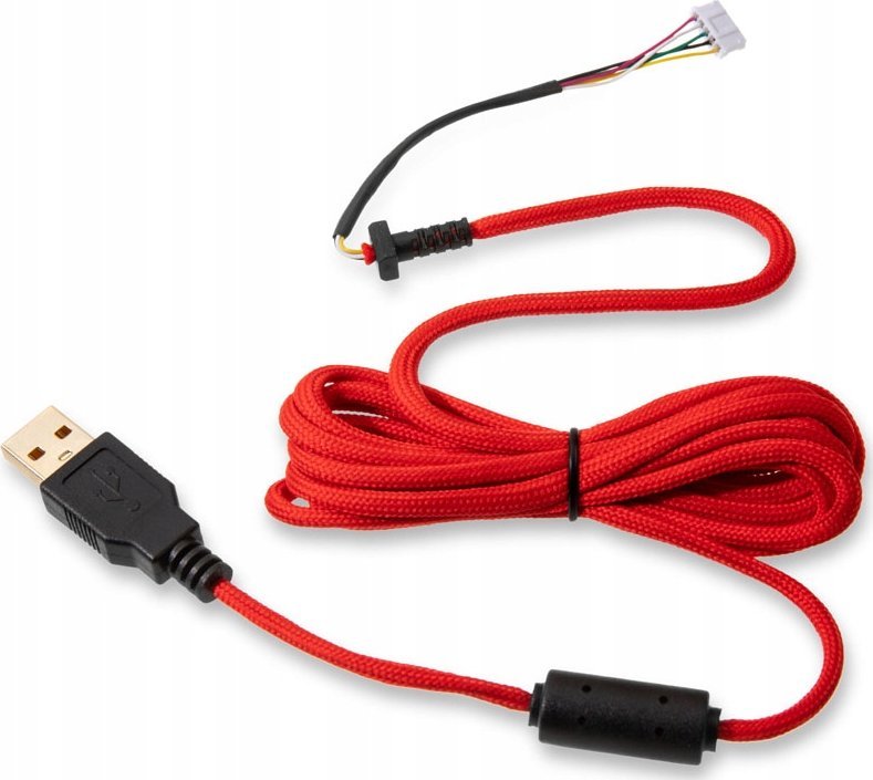 Glorious PC Gaming Race Ascended Cable V2 - Crimson Red (G-ASC-RED-1)