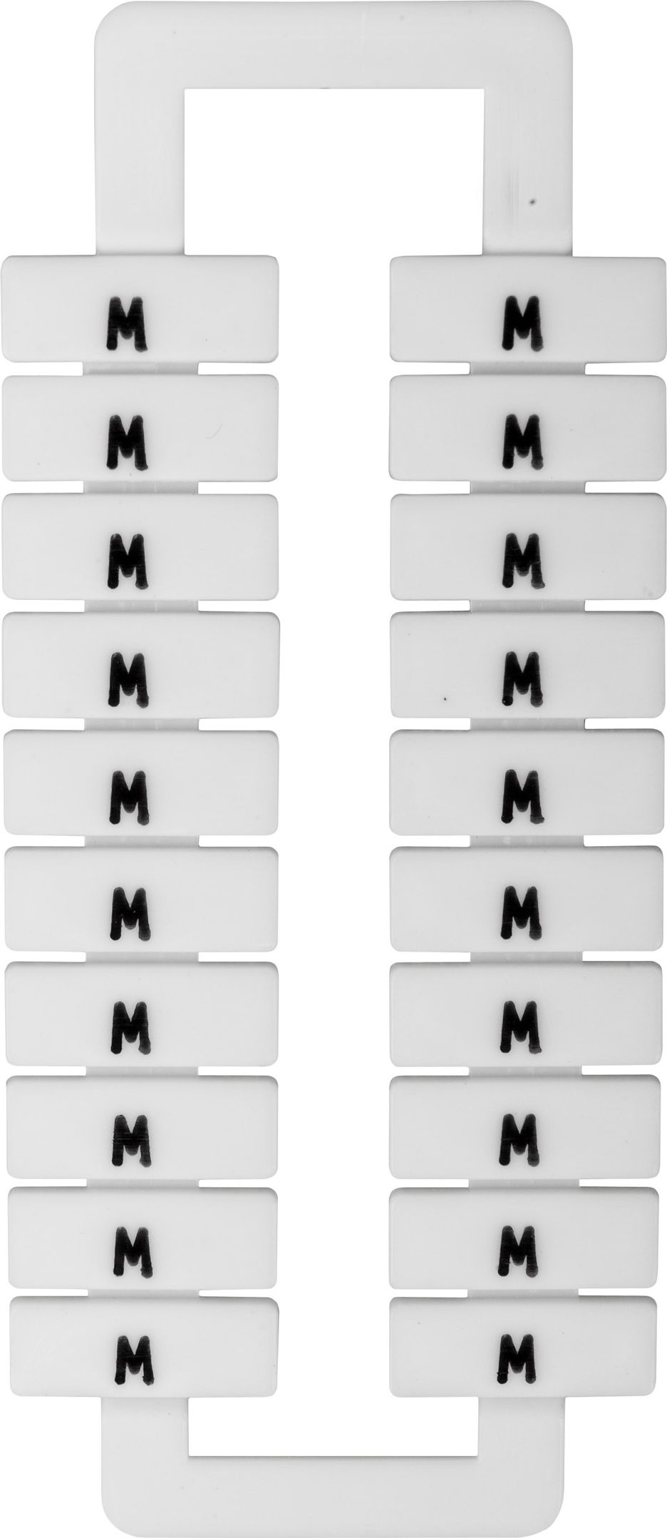 EM Group Oznacznik do złączek EURO 2,5-70mm2 /W/ biały 20szt. (43192)