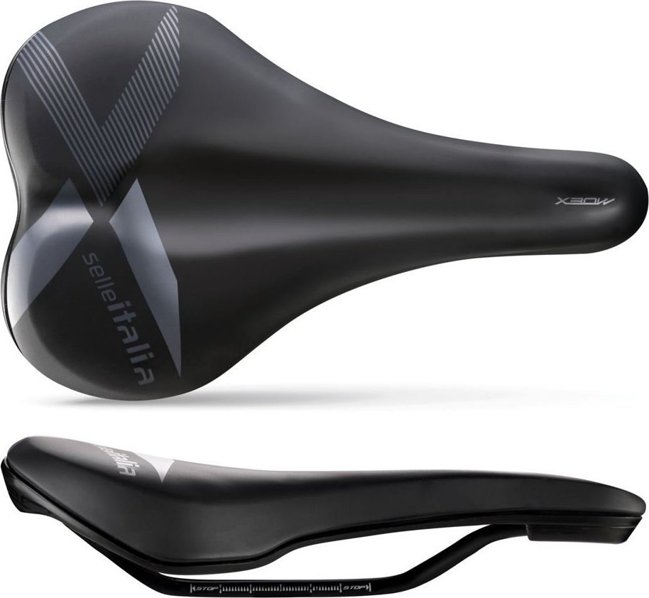 Selle Italia Siodło SELLE ITALIA X-Bow S1, FeC Alloy Rail ⌀7 mm, Soft-Tek, 310g, Czarne (NEW)