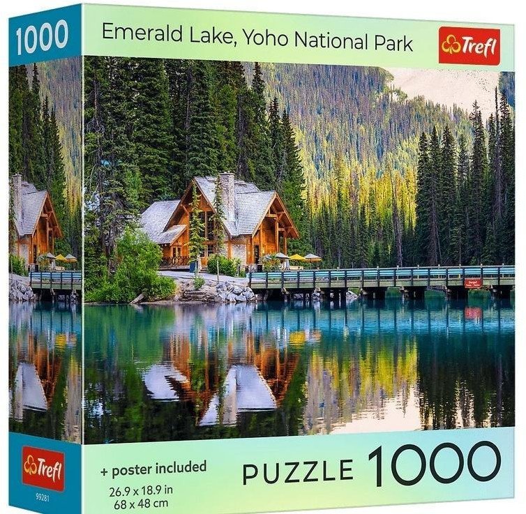 Puzzle 1000 USA Collection: Emerald Lake TREFL