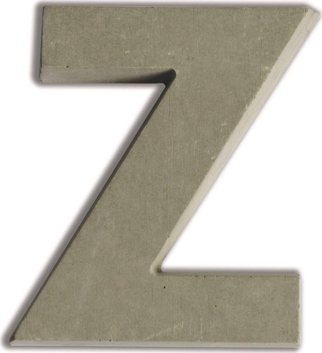 Aladine Litera Z z betonu H:7,6 cm