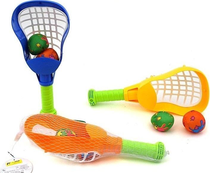 Rakietki z wyrzutnią piłeczek MIX