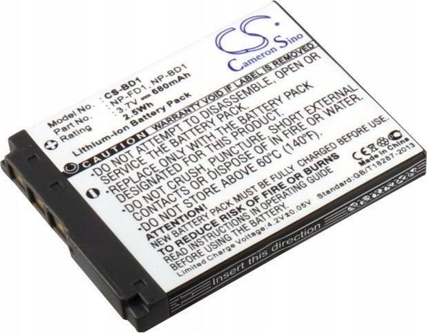 Akumulator Cameron Sino Akumulator Bateria Typu Np-bd1 / Np-fd1 Do Sony / Cs-bd1