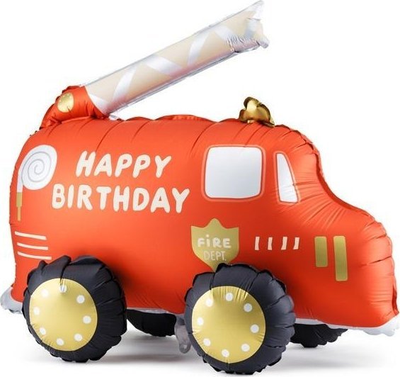 Balon foliowy wóz strażacki 67x53cm