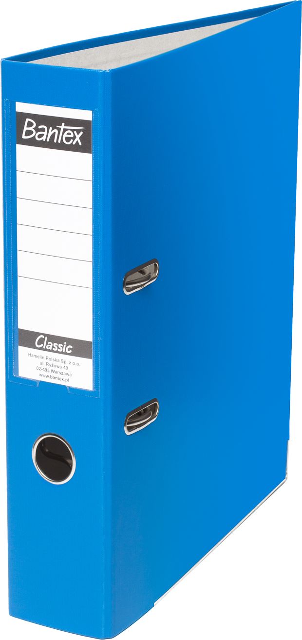 Segregator Bantex Budget dźwigniowy A4 50mm niebieski (HAME0453)