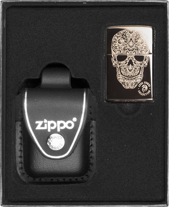 Zestaw ZIPPO Zapalniczka ANNE STOKES SKULL Prezentowy No3
