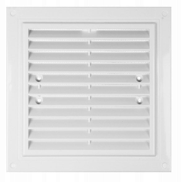 Osłona wentylacyjna ze stali 150x150mm malowana proszkowo brązowa WM150BR