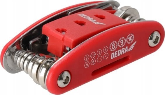 Dedra Multitool rowerowy zestaw naprawczy 15szt, CRV