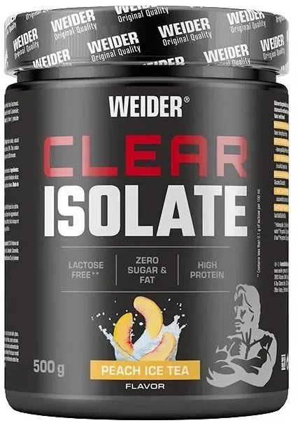 Weider - Białko Clear Isolate, Brzoskwinia, Proszek 500g