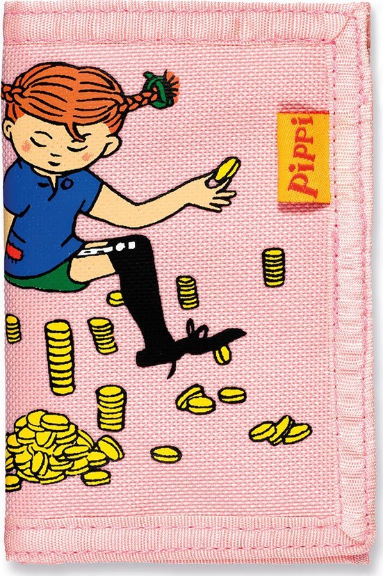 Pippi Różowy Portfel dla dzieci Pippi Langstrumpf
