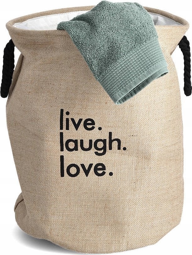 Zeller Kosz na pranie DENIM, okrągły, 60 L