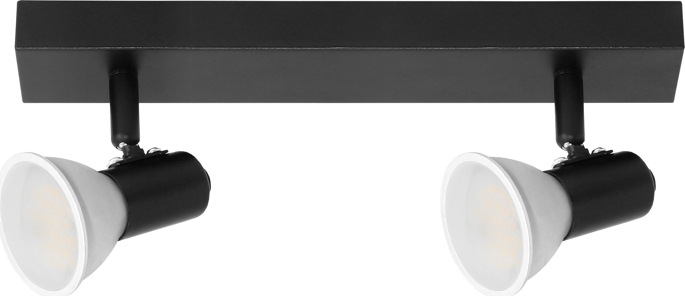 Lampa sufitowa Orno RIO SP 2, oprawa ścienno-sufitowa, GU10 max. 2x60W, IP20, czarna