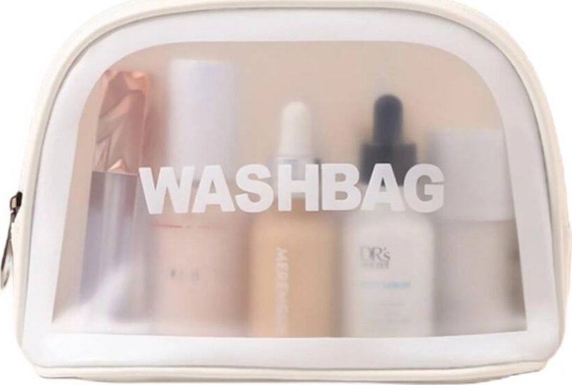 eCarla Washbag kosmetyczka rozkładana Biała