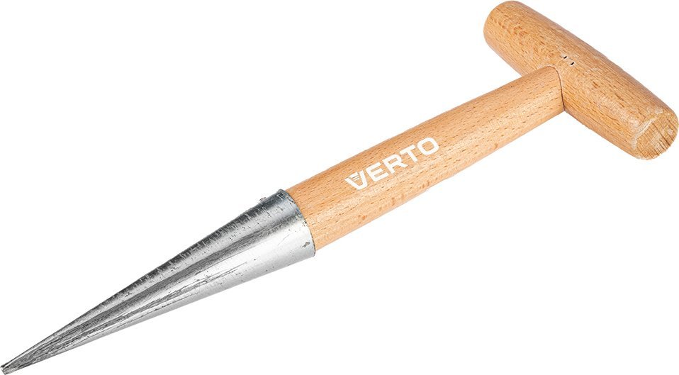 Verto Pikownik z trzonkiem drewnianym