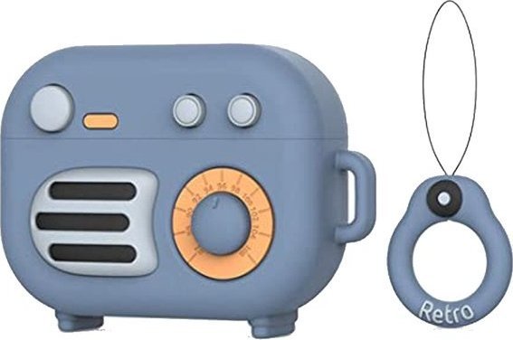 GEL ETUI AIRPODS PRO SŁUCHAWKI POKROWIEC RETRO RADIO