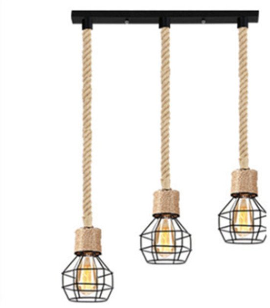 Lampa oprawa sznur jutowy konopny 3RL06