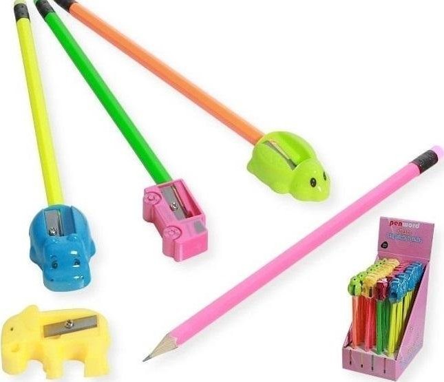 Ołówek temperówką i gumką (36szt)