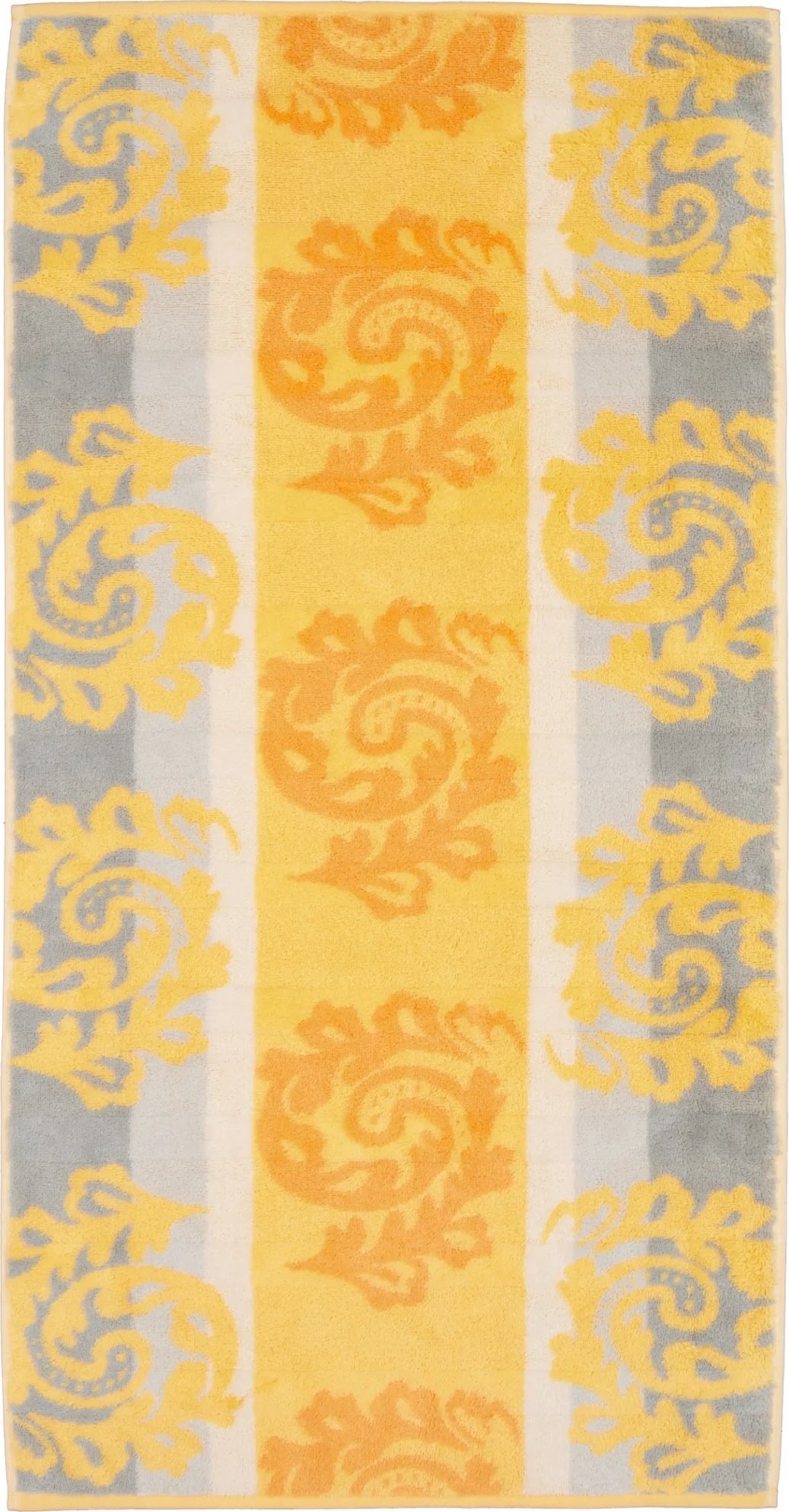 Cawo Frottier Ręcznik bawełniany 50x100 cm Cashmere Jacquard Pomarańcz